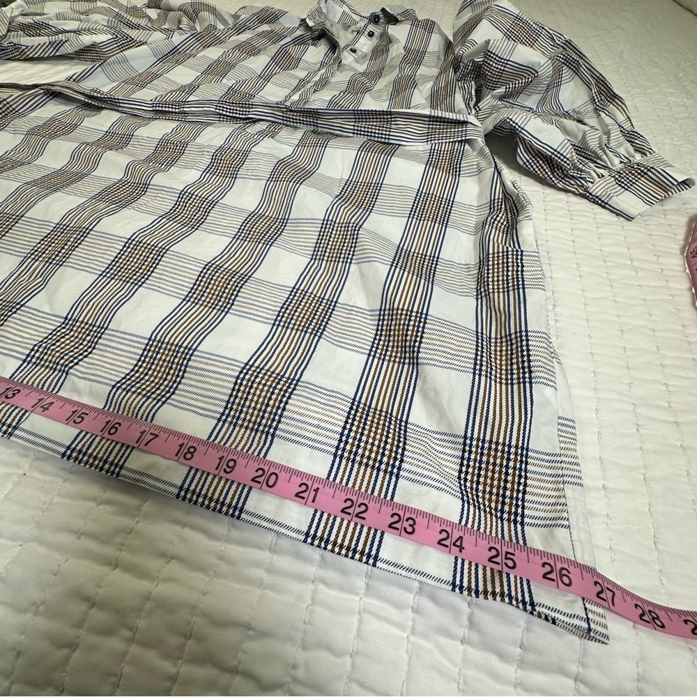 Baum und Pferdgarten LONG LANTERN SLEEVE AUBREE SHIRTDRESS WITH BELT SIZE M - Picture 5 of 16